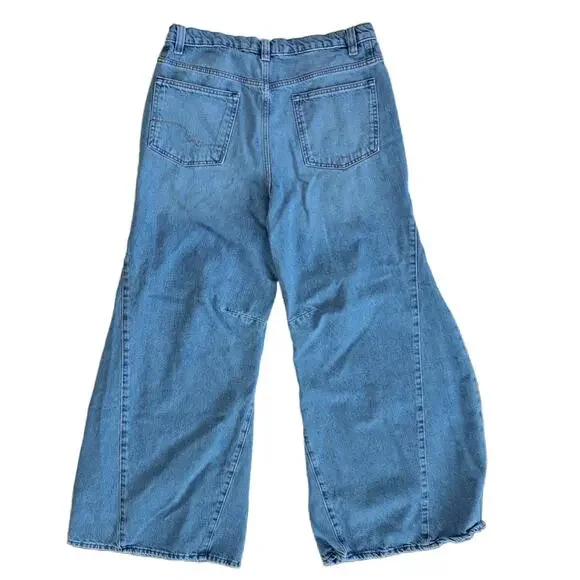 We The Free People Eden High Slouchy Flare Jeans Size 30 High Waist - Picture 4 of 15